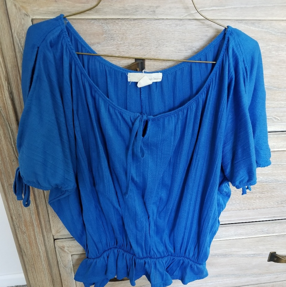 Dark blue top